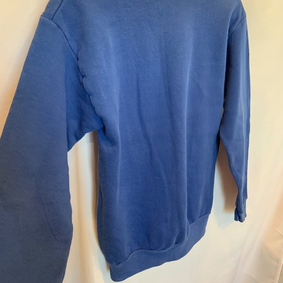 Vintage Walt Disney World Kid's 2000 Character Number Sweater Blue Size XL - Picture 12 of 13